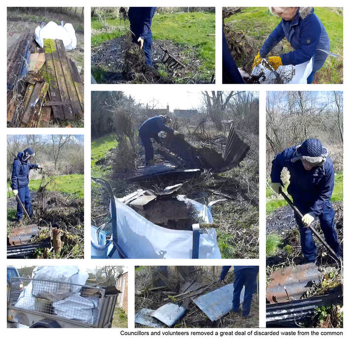 Marsh Common Welford - Clean Up by Volunteers
